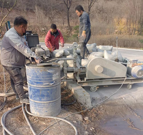隆安路面下沉注浆